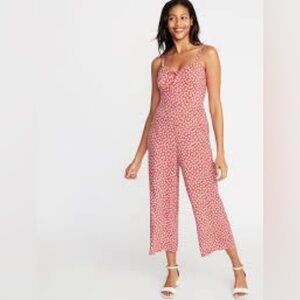 NWT Old Navy Tie Front Jumpsuit